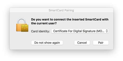 smart card readers for mac|smartcard pairing mac.